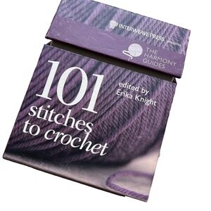 Interweave 101 Stitches to Crochet Box Set Harmony Guides Cards Granny Squares